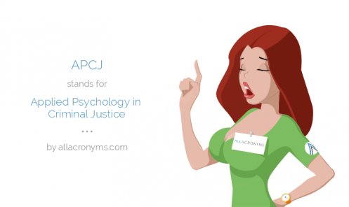 APCJ abbreviation stands for Applied Psychology in Criminal Justice For Applied Psychology in