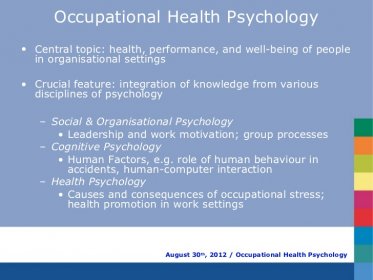 Master Occupational Health