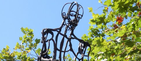 Man sculpture in San Francisco