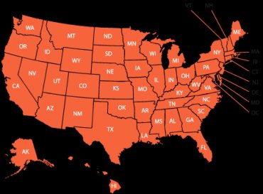 New York Psychology Schools and Programs – Psychology Career Center United States Map