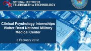 Clinical Psychology Internships