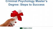 Criminal Psychology Masters Degree