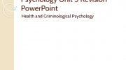 Define Criminal Psychology