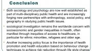 Public Health and Psychology