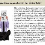 Clinical Psychology interview Questions Clinical Psychology interview Questions