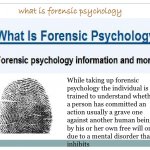 Forensic Psychology Definition Forensic Psychology Definition