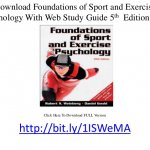 Foundations of Sport and Exercise Psychology