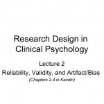 Research Design in Clinical Psychology