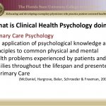 What is Clinical Health Psychology?