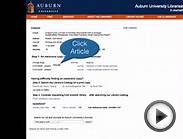 Aubie Asks @ The Libraries - Finding Full Text Articles