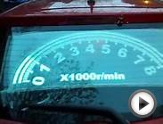Car Sticker Music Rhythm LED Flash Light speedometer