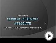 Career as a Clinical Research Associate