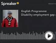 Disability employment gap #psychology