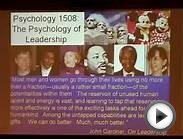 Harvard - Psychology of Leadership - 1. Introduction