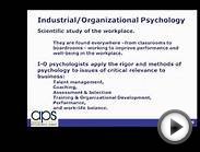 Industrial-Organization Psychology (I/O): Cross-Cultural