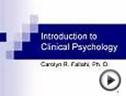 Introduction to Clinical Psychology