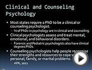 Psychology as a Profession Ch.1, Sec. 3