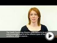 Sarah Scott, MSc Health Psychology graduate 2009