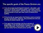 The Psychology of Peace